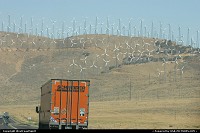 Photo by WestCoastSpirit | Not in a city  wind mills, green, freeway, ecology